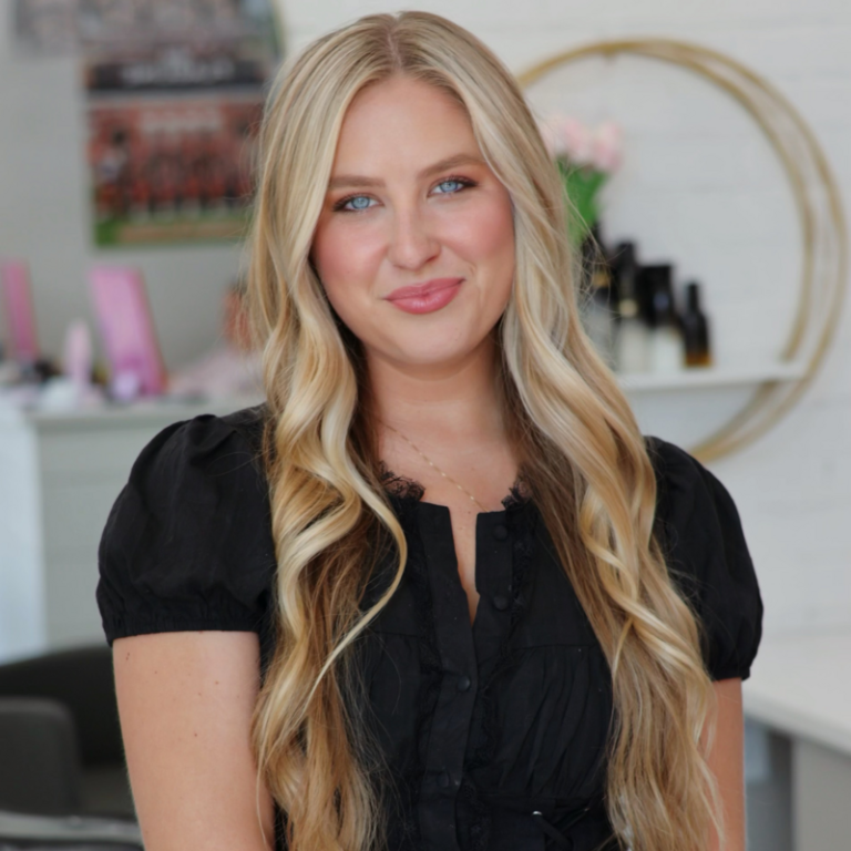 Brooke, hair stylist at Halo Salon + Blowout Bar in Auburn, AL