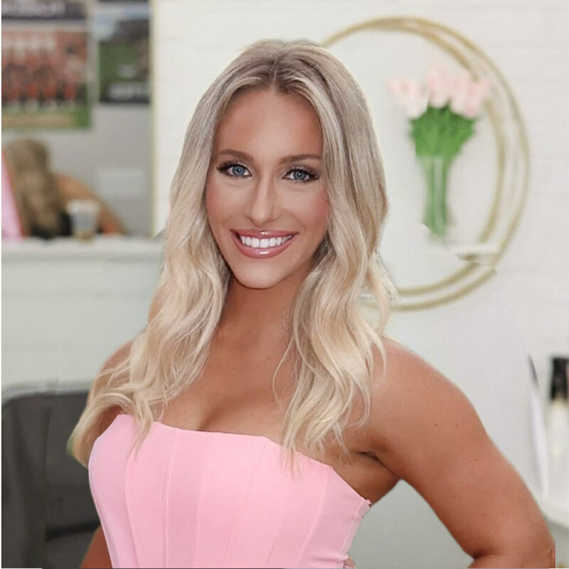 Allie, hair stylist and makeup artist at Halo Salon + Blowout Bar in Auburn, AL