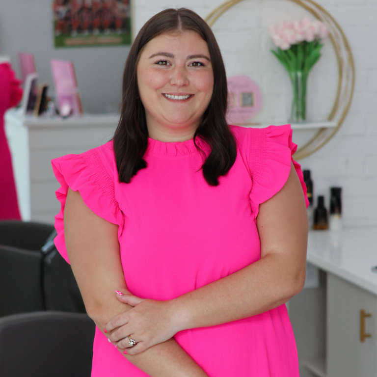 Lauren, hair stylist at Halo Salon + Blowout Bar in Auburn, AL